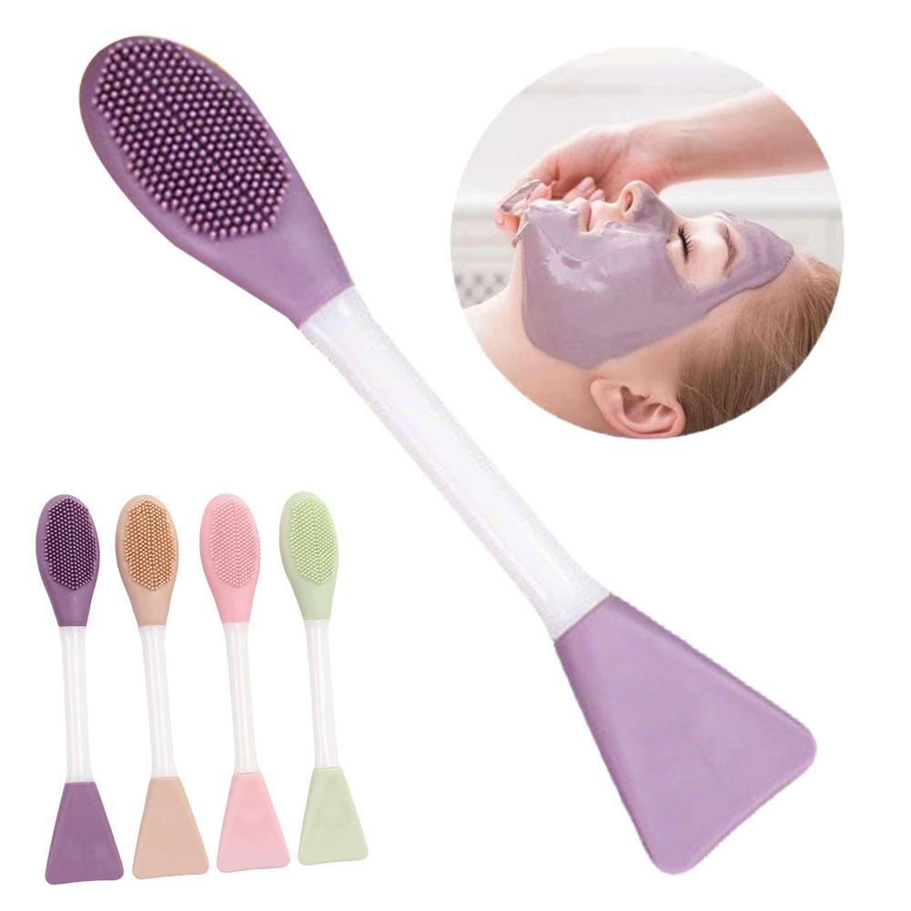 Dust Mask Construction - Çift Başlı Silikon Yüz Maskesi Fırçası